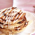 Chocolate Cinnamon Roll Pancakes