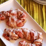 Candy Cane Cinnamon Rolls