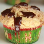Snikerdoodle Muffins with Kahlua Chocolate Ganache