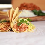 Crockpot Sweet and Spicy Chicken Tacos