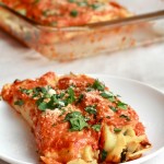 Italian Spinach and Crepe Manicotti