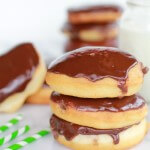 Chocolate Irish Cream Filled Dounuts-2