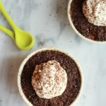 Dark Chocolate Creme Brulee with Vanilla Sugar
