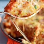 Quick + Easy Cheesy Baked Skillet Pasta