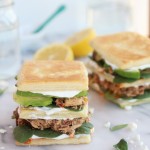 Greek Tuna Sun-Dried Tomato + Avocado Napoleon's-1