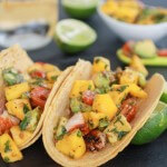 Mahi Mahi Fish Tacos with Chipotle Mango Salsa-1