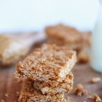 Crunchy Oatmeal Peanut Butter Oats 'n Honey Bars-6