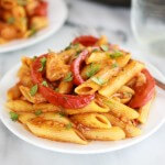 Fajita Chicken and Enchilada Pasta-11