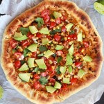 Grilled Corn and Chipotle Pesto Pizza with Queso Fresco-1