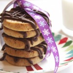 Buttery Pecan Cookies…Drizzled with Chocolate