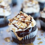 Snickers Coconut Caramel Cupcakes-8