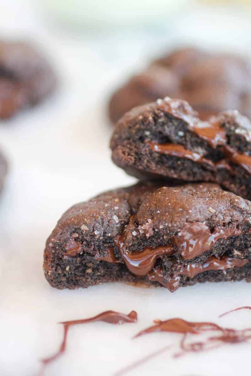Dark Chocolate Coconut Mudslide Cookies-12