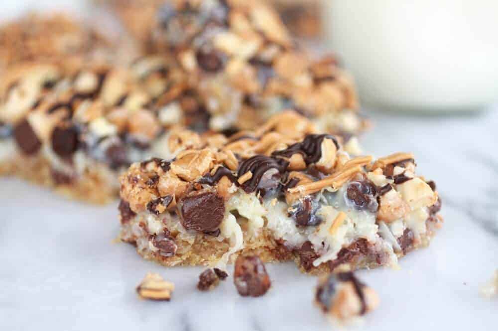 7 Layer Oatmeal Chocolate Chip Cookie Bars-10