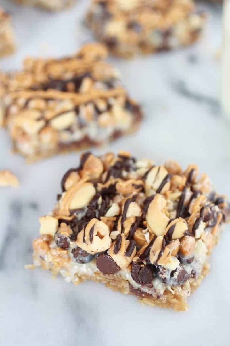 7 Layer Oatmeal Chocolate Chip Cookie Bars-4