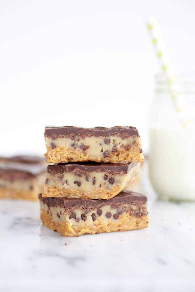 Skinny Chocolate Chip Cookie Dough Special K-Bars-6