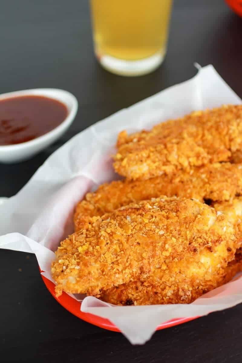 Cajun BBQ Cheddar Chicken Fingers | https://www.halfbakedharvest.com/
