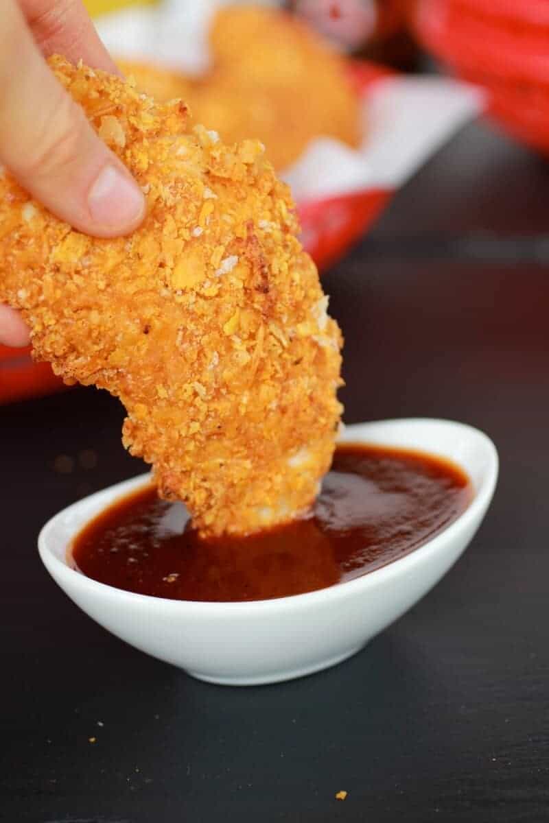 Cajun BBQ Cheddar Chicken Fingers | https://www.halfbakedharvest.com/