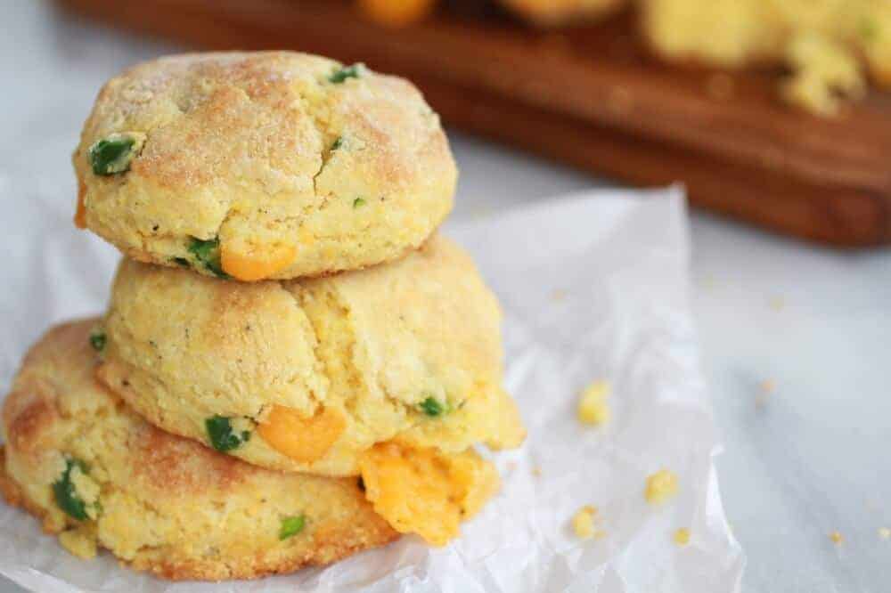 Sweet Honey Jalapeño Cheddar Cornbread Biscuits | https://www.halfbakedharvest.com/