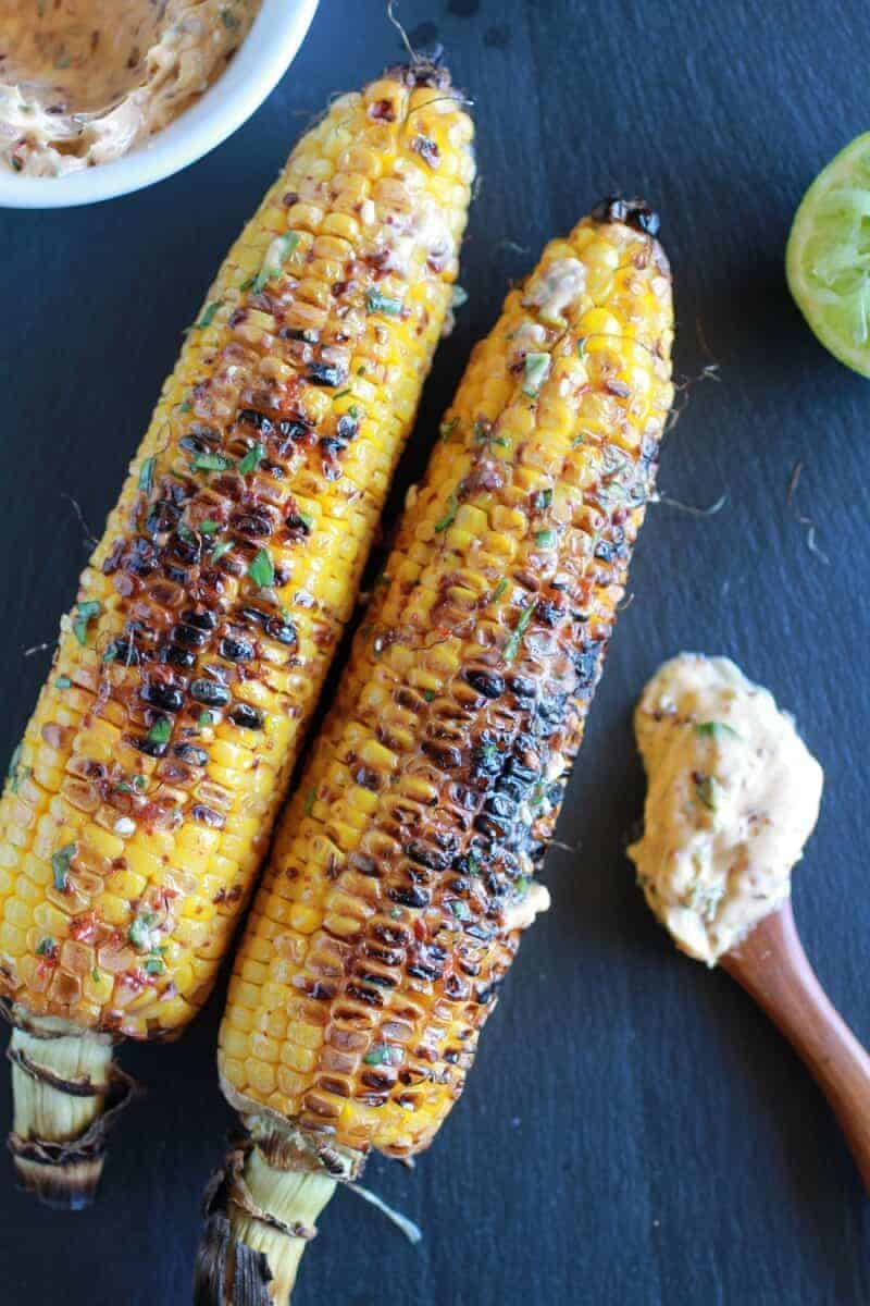 How to Grill Corn With a Chipotle And Lime Butter  