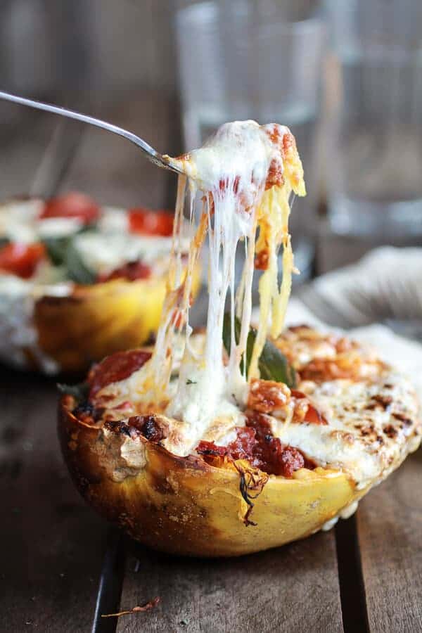 Roasted Garlic Spaghetti Squash Lasagna Boats | Cinnamon Brioche Chocolate Chip French Toast Muffins | halfbakedharvest.com @hbharvest