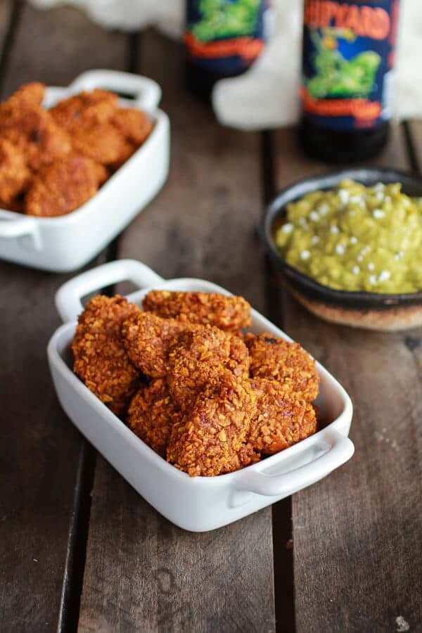 Roasted Pumpkin Chipotle Cheddar Tots with Avocado Blue Cheese Ranch | halfbakedharvest.com