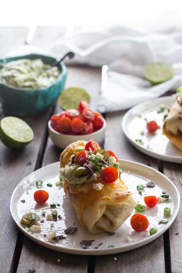 Breakfast Chimichangas with Avocado + Cajita Cheese | halfbakedharvest.com