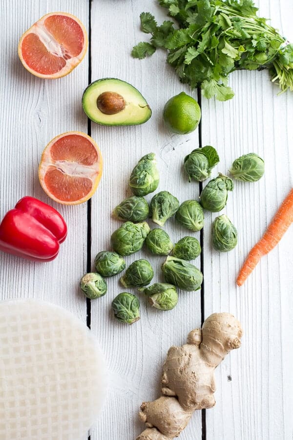 Brussels Sprout + Avocado Winter Rolls with Grapefruit Hoisin Dipping Sauce | halfbakedharvest.com