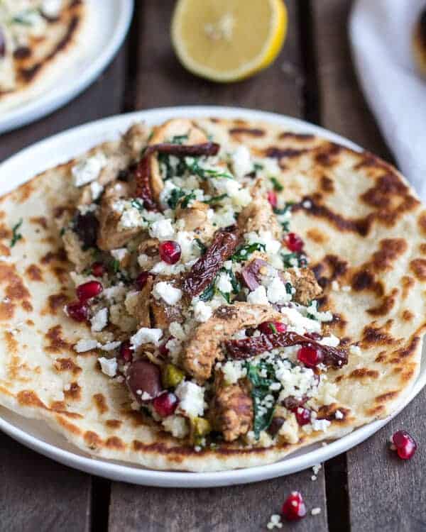 Middle Eastern Chicken and Couscous Wraps with Goat Cheese | halfbakedharvest.com