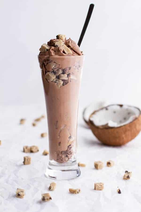 Chocolate Coconut Ice Cream Cookie Dough Blizzard (with VIDEO) | halfbakedharvest.com