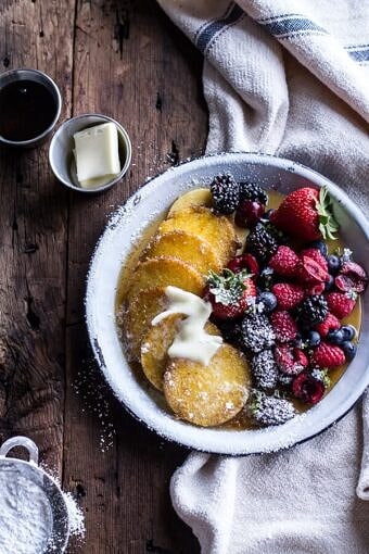 Polenta Pancakes with Summer Berries | Half Bake Harvest