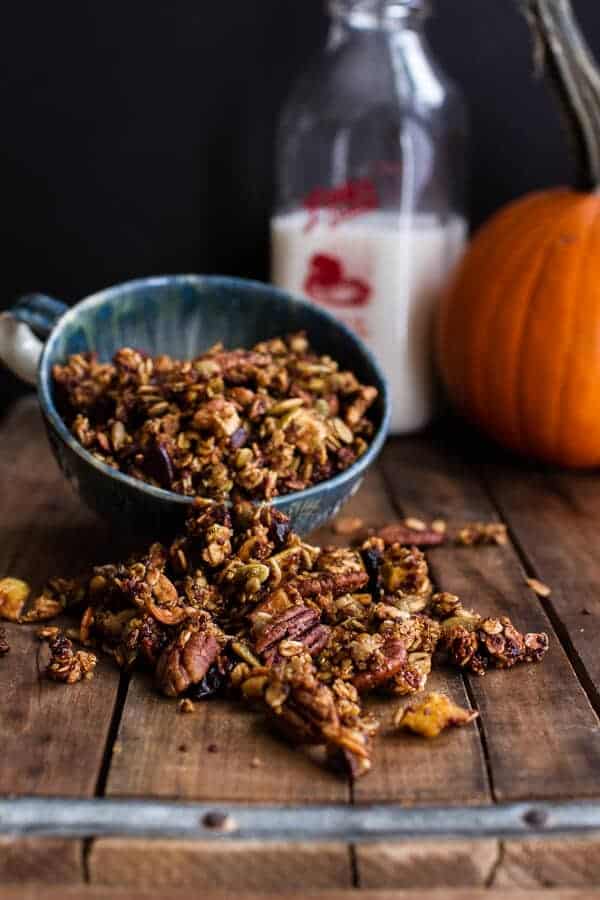 Brown Butter Pecan + Maple Quinoa Autumn Harvest Granola | halfbakedharvest.com @hbharvest
