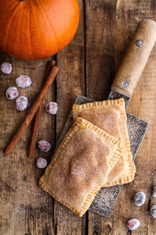 Cinnamon Sugar Nutella Swirled Pumpkin Pie Pop-Tarts | halfbakedharvest.com @hbharvest