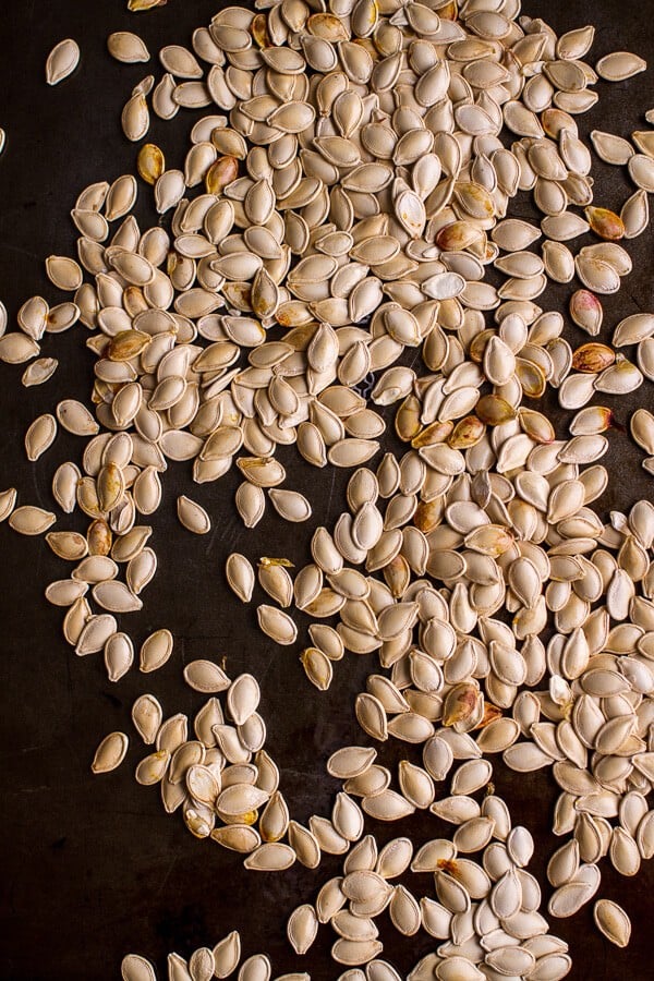 Coffee Roasted Pumpkin Seed Snack Clusters...Dipped in Chocolate | halfbakedharvest.com @hbharvest