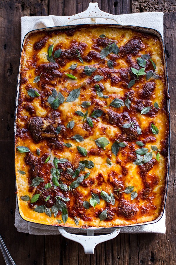 Italian Quinoa Risotto Lasagna w/Truffle Oil | halfbakedharvest.com @hbharvest