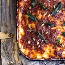 Simple Caramelized Butternut Squash and Kale Florentine Lasagna | halfbakedharvest.com @hbharvest