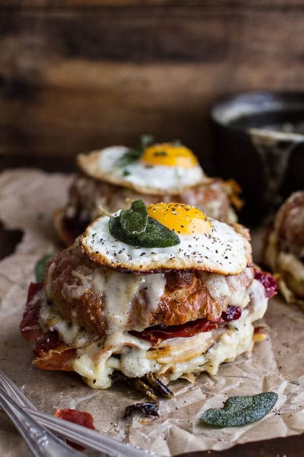 Thanksgiving Leftovers Croque Madame