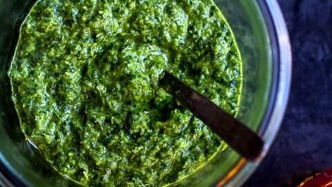 Spicy Green Harissa.