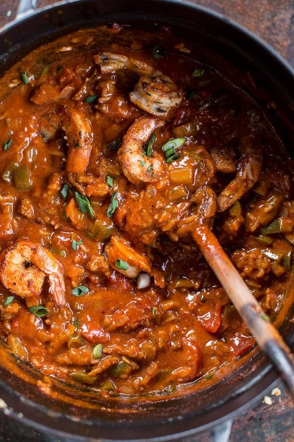 Big Easy Style Saucy Creole Shrimp | halfbakedharvest.com @hbharvest