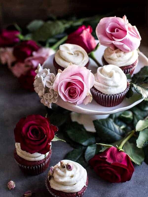 Deep Dark and Rosy, Red Velvet Cupcakes | halfbakedharvest.com @hbharvest