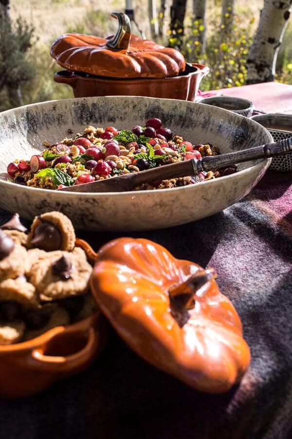 Thai Grape and Peanut Quinoa Salad | halfbakedharvest.com @hbharvest