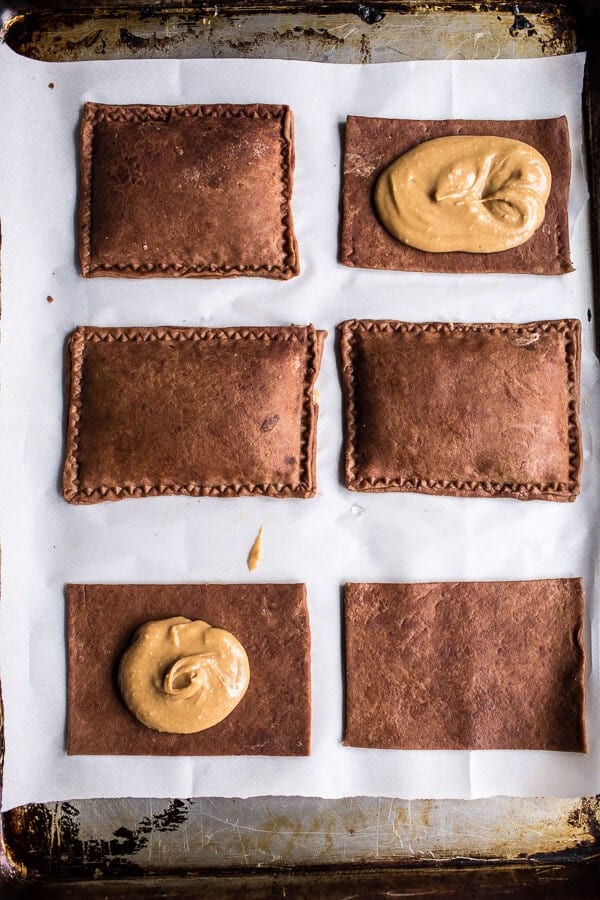 Homemade Chocolate Peanut Butter Fudge Pop-Tarts | halfbakedharvest.com @hbharvest
