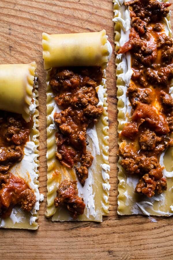 Spicy Mexican Lasagna Roll Ups | halfbakedharvest.com @hbharvest