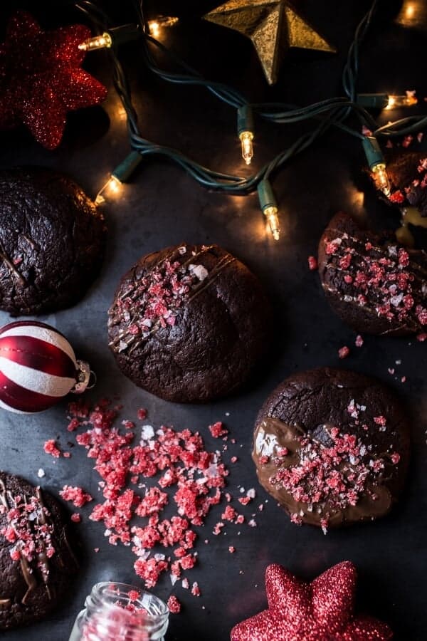 Chocolate Hazelnut and Caramel Stuffed Brownie Cookies | halfbakedharvest.com @hbharvest