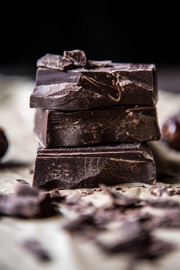 4-Ingredient Dark Chocolate Covered Peanut Butter Stuffed Dates | halfbakedharvest.com @hbharvest