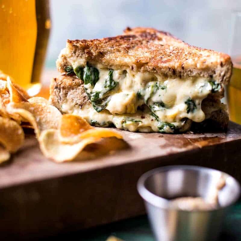 Irish Pub Spinach and Artichoke Melt | halfbakedharvest.com @hbharvest