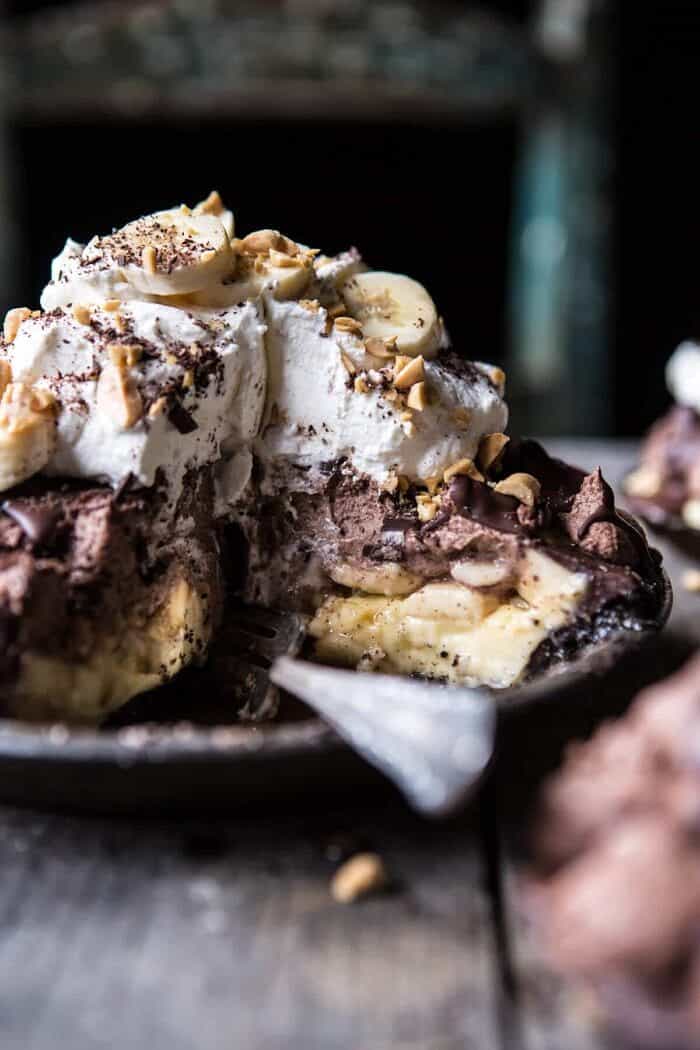 Banana Cream Pie...with Chocolate and Peanuts! Half Baked Harvest