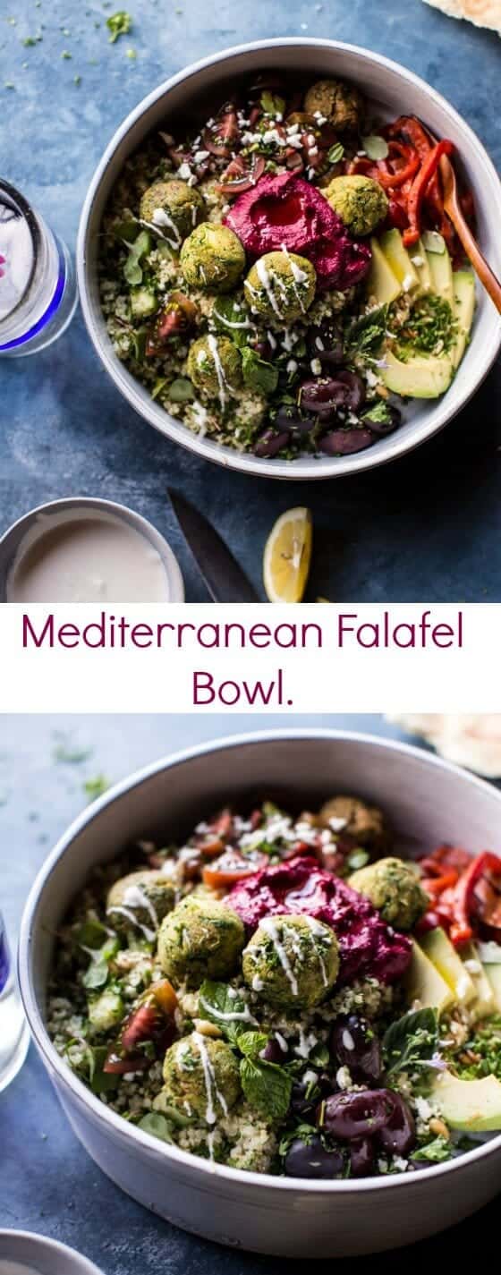 Mediterranean Falafel Bowl | halfbakedharvest.com @hbharvest
