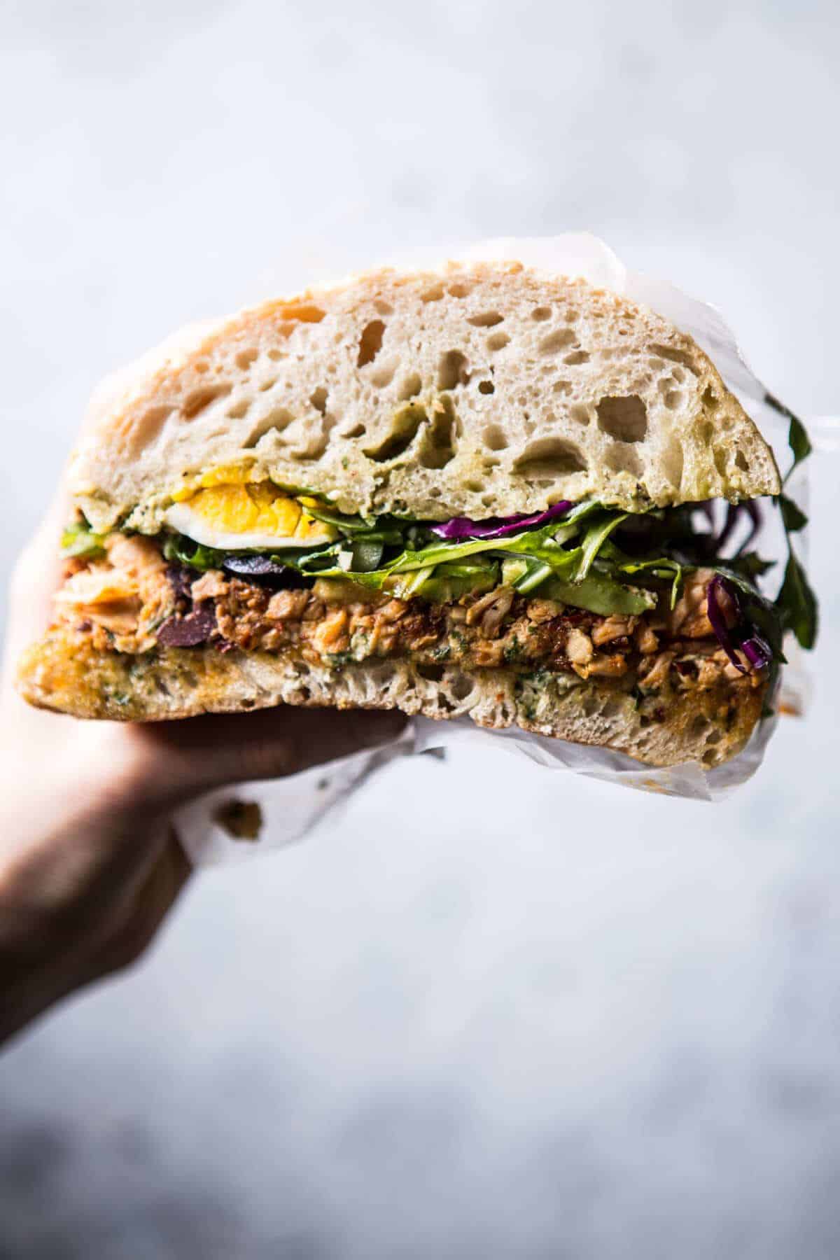 Tuscan Tuna Sandwich | halfbakedharvest.com @hbharvest