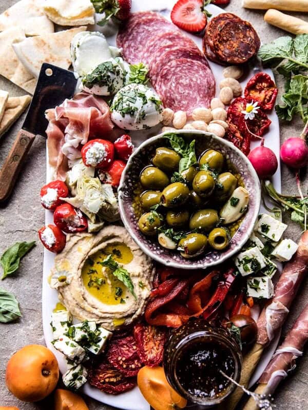 Greek Inspired Antipasto Platter | halfbakedharvest.com @hbharvest
