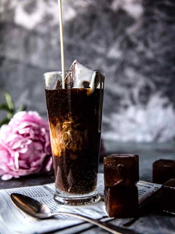 My Perfect Vanilla Bean Iced Coffee | halfbakedharvest.com @ hbharvest